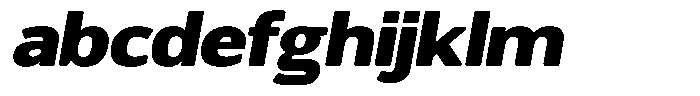 Chatwin Rounded Black Expanded Italic FONT