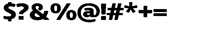 Chatwin Rounded Black Expanded Font OTHER CHARS