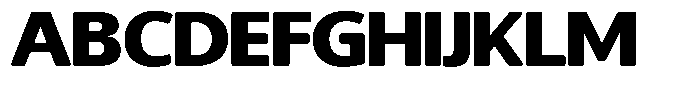 Chatwin Rounded Black Expanded Font UPPERCASE