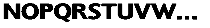 Chatwin Rounded Black Expanded Font UPPERCASE