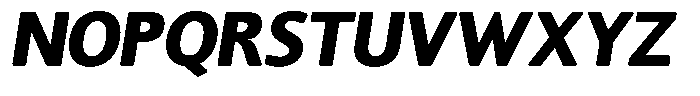 Chatwin Rounded Black Italic Font UPPERCASE