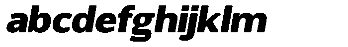 Chatwin Rounded Black Semi Expanded Italic FONT