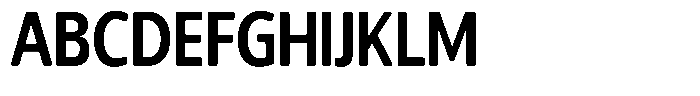 Chatwin Rounded Bold Condensed Font UPPERCASE