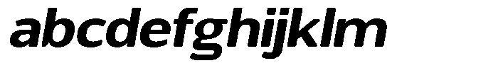 Chatwin Rounded Bold Expanded Italic FONT