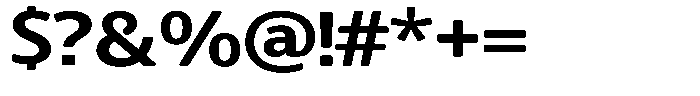 Chatwin Rounded Bold Expanded Font OTHER CHARS