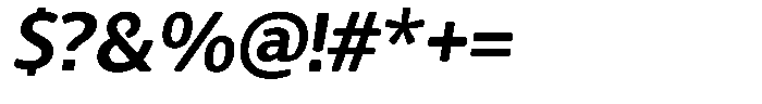 Chatwin Rounded Bold Italic Font OTHER CHARS