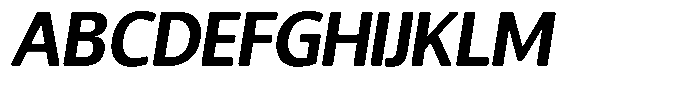 Chatwin Rounded Bold Italic Font UPPERCASE