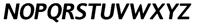 Chatwin Rounded Bold Italic Font UPPERCASE