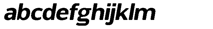 Chatwin Rounded Bold Semi Expanded Italic FONT