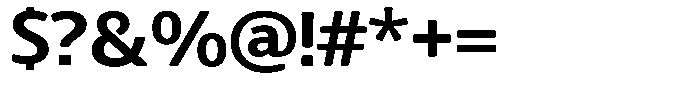 Chatwin Rounded Bold Semi Expanded Font OTHER CHARS
