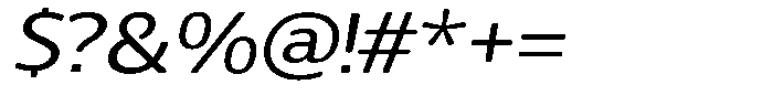 Chatwin Rounded Expanded Italic Font OTHER CHARS