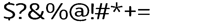 Chatwin Rounded Expanded Font OTHER CHARS