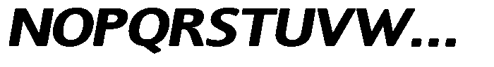 Chatwin Rounded Extra Bold Expanded Italic Font UPPERCASE