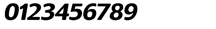 Chatwin Rounded Extra Bold Semi Expanded Italic Font OTHER CHARS