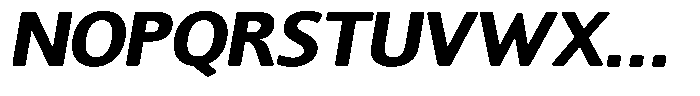 Chatwin Rounded Extra Bold Semi Expanded Italic Font UPPERCASE
