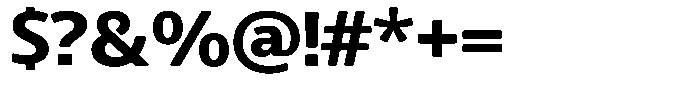 Chatwin Rounded Extra Bold Semi Expanded Font OTHER CHARS