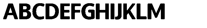 Chatwin Rounded Extra Bold Font UPPERCASE