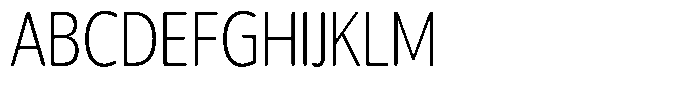 Chatwin Rounded Extra Light Condensed Font UPPERCASE