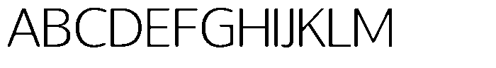 Chatwin Rounded Extra Light Expanded Font UPPERCASE