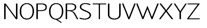 Chatwin Rounded Extra Light Expanded Font UPPERCASE