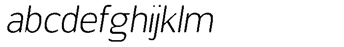 Chatwin Rounded Extra Light Italic FONT