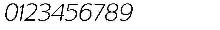 Chatwin Rounded Extra Light Semi Expanded Italic Font OTHER CHARS