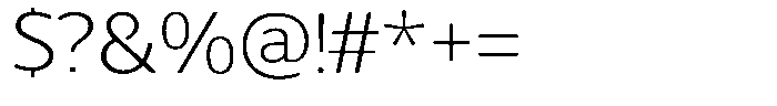 Chatwin Rounded Extra Light Semi Expanded Font OTHER CHARS
