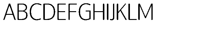Chatwin Rounded Extra Light Font UPPERCASE