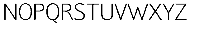 Chatwin Rounded Extra Light Font UPPERCASE