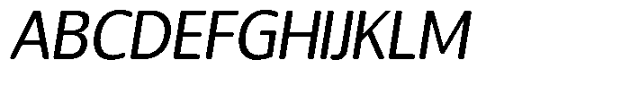 Chatwin Rounded Italic Font UPPERCASE