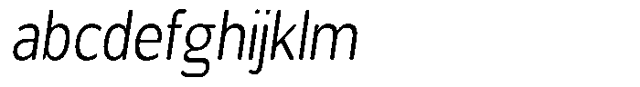 Chatwin Rounded Light Condensed Italic FONT