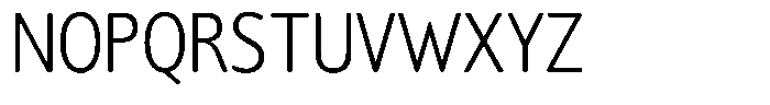 Chatwin Rounded Light Condensed Font UPPERCASE