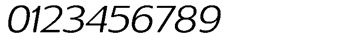 Chatwin Rounded Light Expanded Italic Font OTHER CHARS