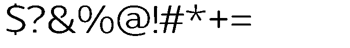 Chatwin Rounded Light Expanded Font OTHER CHARS