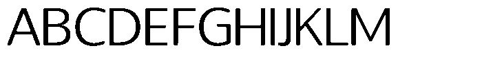 Chatwin Rounded Light Expanded Font UPPERCASE