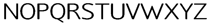 Chatwin Rounded Light Expanded Font UPPERCASE