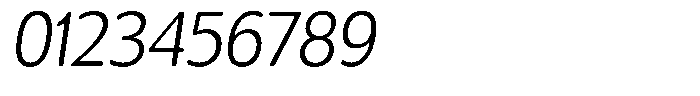 Chatwin Rounded Light Semi Condensed Italic Font OTHER CHARS