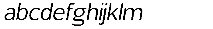 Chatwin Rounded Light Semi Expanded Italic FONT