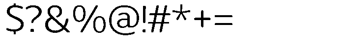 Chatwin Rounded Light Semi Expanded Font OTHER CHARS