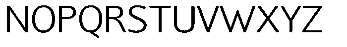 Chatwin Rounded Light Semi Expanded Font UPPERCASE