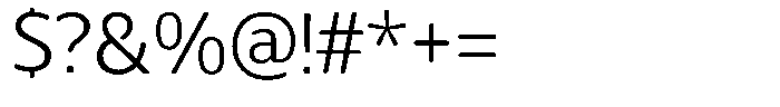 Chatwin Rounded Light Font OTHER CHARS