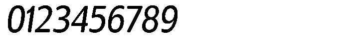 Chatwin Rounded Medium Condensed Italic Font OTHER CHARS