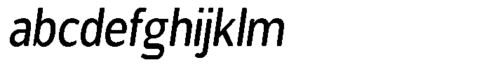 Chatwin Rounded Medium Condensed Italic FONT