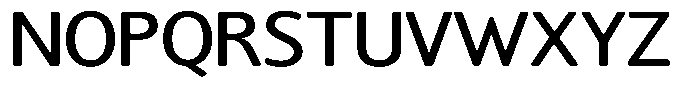 Chatwin Rounded Medium Semi Expanded Font UPPERCASE
