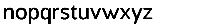 Chatwin Rounded Medium Font LOWERCASE