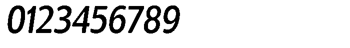 Chatwin Rounded Semi Bold Condensed Italic Font OTHER CHARS