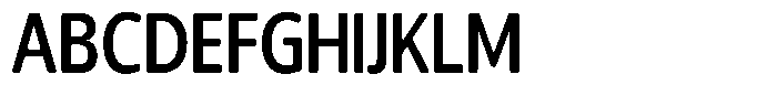 Chatwin Rounded Semi Bold Condensed Font UPPERCASE