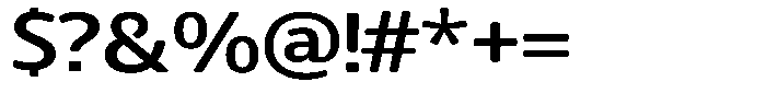 Chatwin Rounded Semi Bold Expanded Font OTHER CHARS