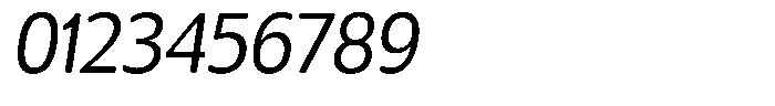 Chatwin Rounded Semi Condensed Italic Font OTHER CHARS