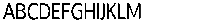 Chatwin Rounded Semi Condensed Font UPPERCASE